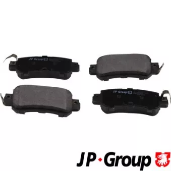 Jeu de 4 plaquettes de frein arrière JP GROUP 3863700910