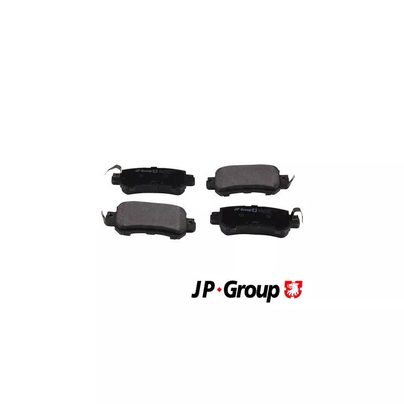 Jeu de 4 plaquettes de frein arrière JP GROUP 3863700910