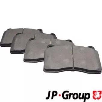 Jeu de 4 plaquettes de frein avant JP GROUP 3963601210