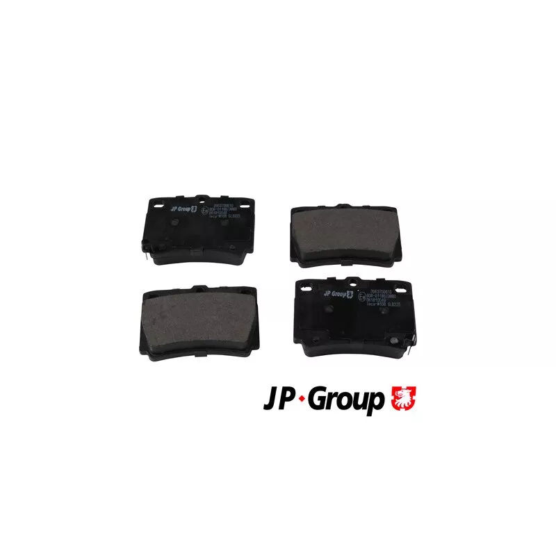 Jeu de 4 plaquettes de frein arrière JP GROUP 3963700610