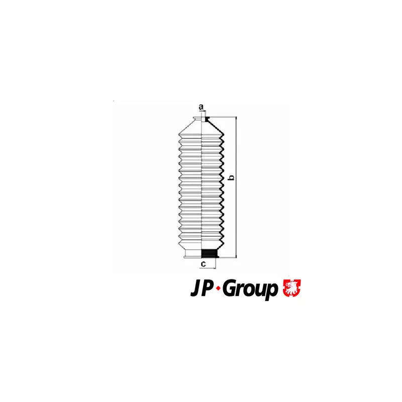 Jeu de joints-soufflets, direction JP GROUP 4044700110