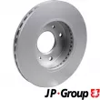 Jeu de 2 disques de frein avant JP GROUP 4063100100 - Visuel 2