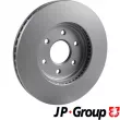 Jeu de 2 disques de frein avant JP GROUP 4063101000 - Visuel 2