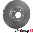 Jeu de 2 disques de frein avant JP GROUP 4063101500 - Visuel 1