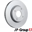 Jeu de 2 disques de frein avant JP GROUP 4063101700 - Visuel 1