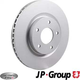 Jeu de 2 disques de frein avant JP GROUP 4063101800
