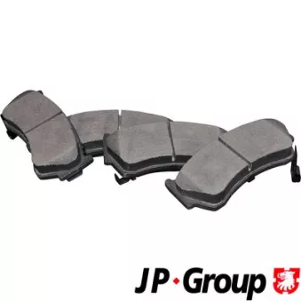 Jeu de 4 plaquettes de frein avant JP GROUP 4063600410