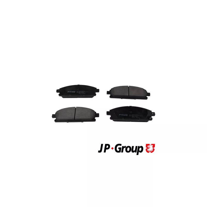Jeu de 4 plaquettes de frein avant JP GROUP 4063604310