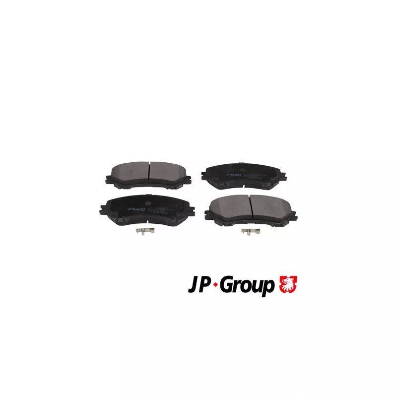 Jeu de 4 plaquettes de frein avant JP GROUP 4063604810