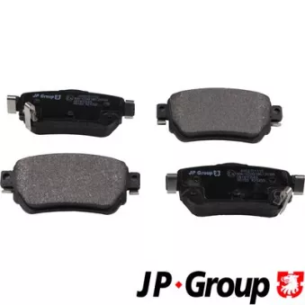 Jeu de 4 plaquettes de frein arrière JP GROUP 4063701110