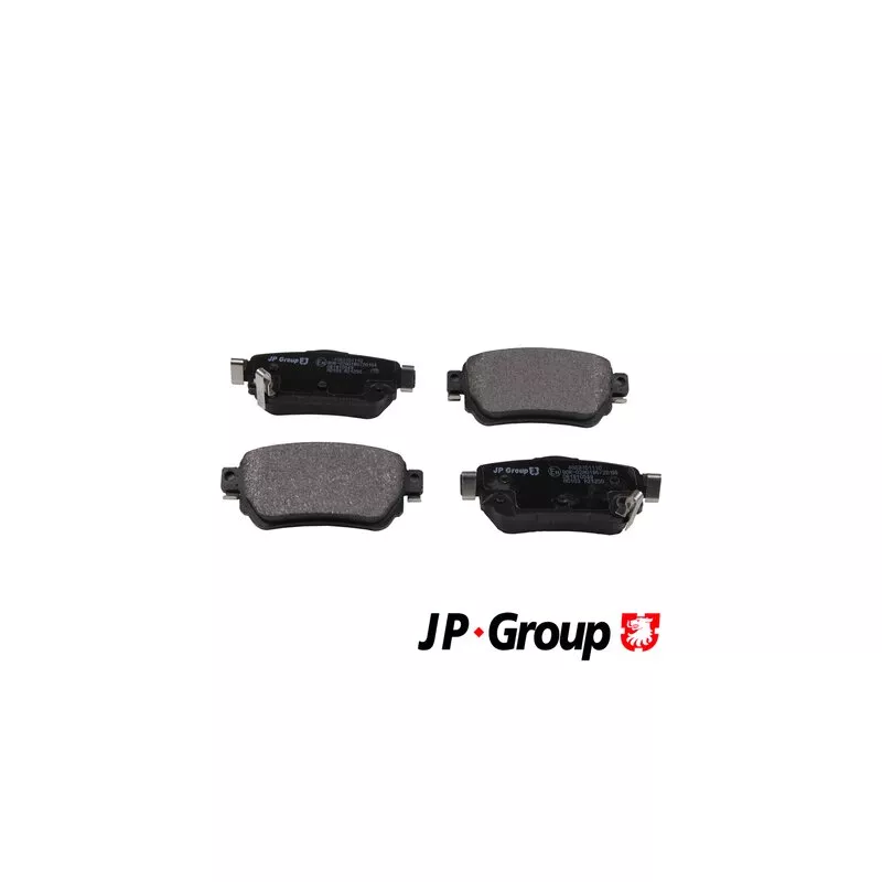 Jeu de 4 plaquettes de frein arrière JP GROUP 4063701110