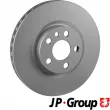 Jeu de 2 disques de frein avant JP GROUP 4163100800 - Visuel 1