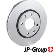 Jeu de 2 disques de frein avant JP GROUP 4163103400 - Visuel 1