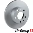 Jeu de 2 disques de frein avant JP GROUP 4163103500 - Visuel 1