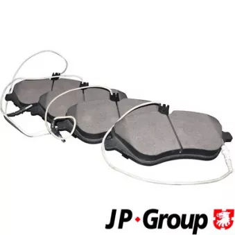 Jeu de 4 plaquettes de frein avant JP GROUP 4163601410