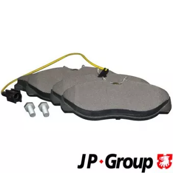 Jeu de 4 plaquettes de frein avant JP GROUP 4163602310