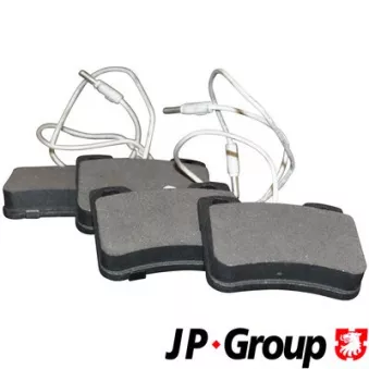 Jeu de 4 plaquettes de frein avant JP GROUP 4163604010
