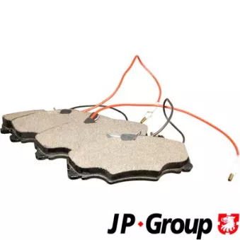 Jeu de 4 plaquettes de frein avant JP GROUP 4163604310