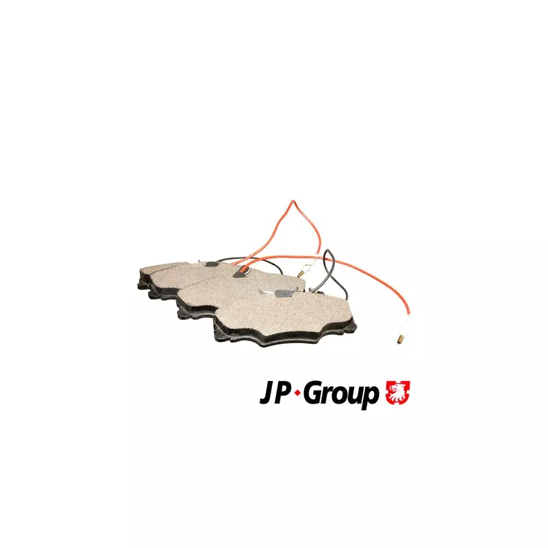 Jeu de 4 plaquettes de frein avant JP GROUP 4163604310
