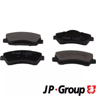 Jeu de 4 plaquettes de frein avant JP GROUP 4163607710