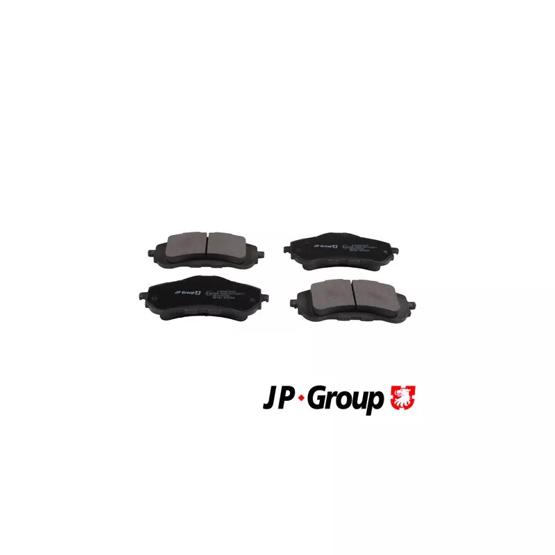 Jeu de 4 plaquettes de frein avant JP GROUP 4163607810