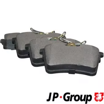 Jeu de 4 plaquettes de frein arrière JP GROUP 4163700910