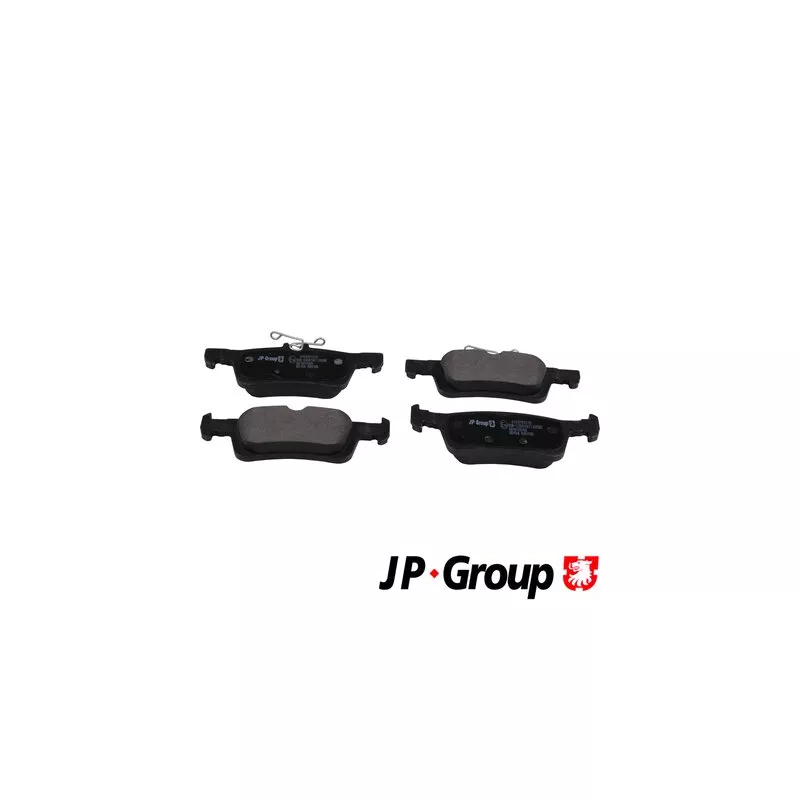 Jeu de 4 plaquettes de frein arrière JP GROUP 4163701510