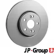Jeu de 2 disques de frein avant JP GROUP 4363100900 - Visuel 1