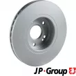 Jeu de 2 disques de frein avant JP GROUP 4363102200 - Visuel 2