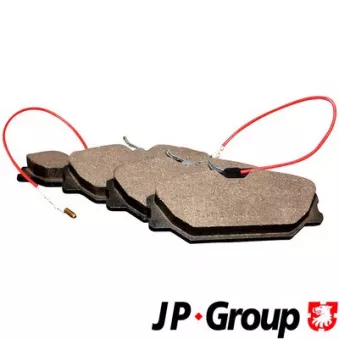 Jeu de 4 plaquettes de frein avant JP GROUP 4363600210