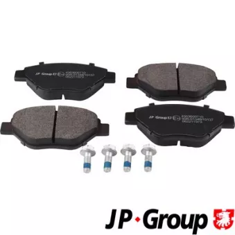 Jeu de 4 plaquettes de frein avant JP GROUP 4363600710