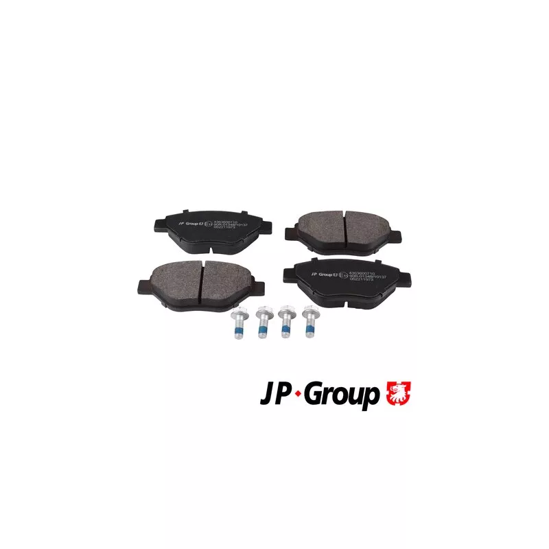 Jeu de 4 plaquettes de frein avant JP GROUP 4363600710