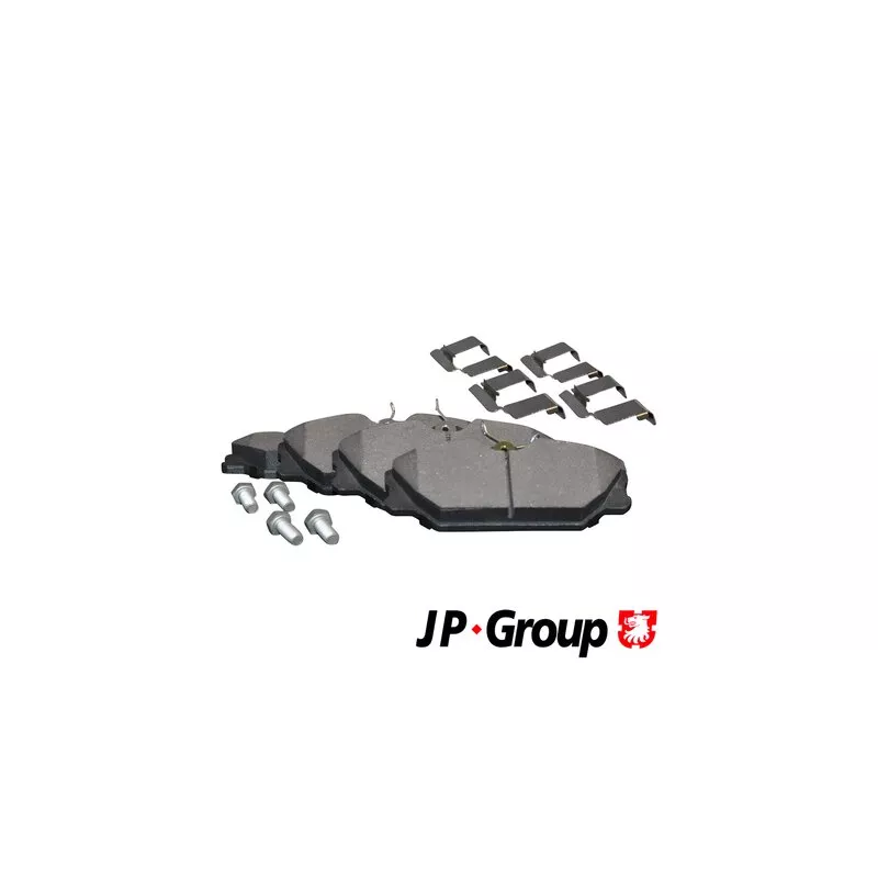 Jeu de 4 plaquettes de frein avant JP GROUP 4363601510