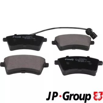 Jeu de 4 plaquettes de frein avant JP GROUP 4363605910