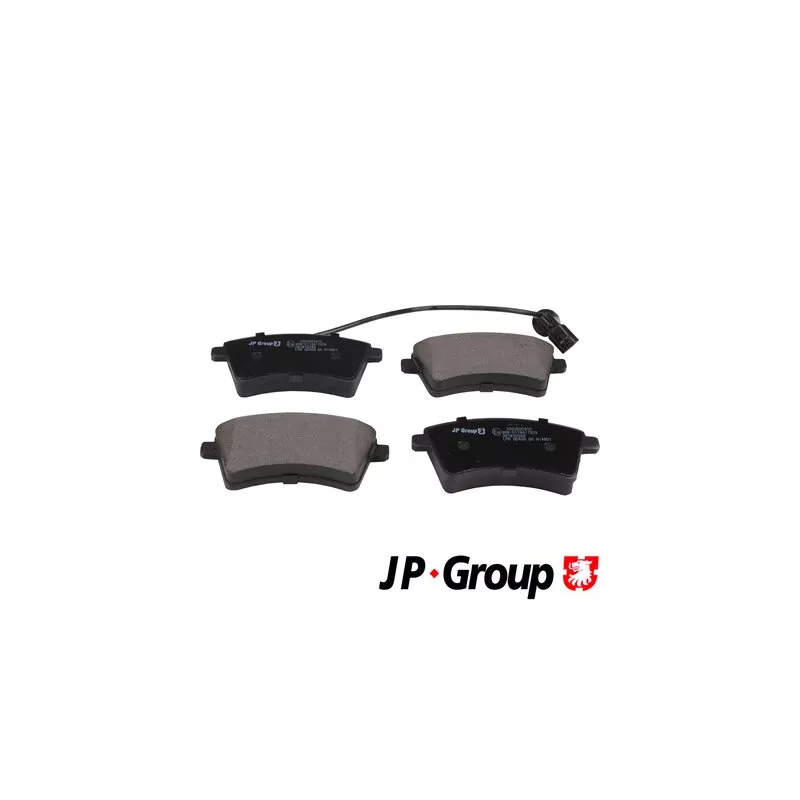 Jeu de 4 plaquettes de frein avant JP GROUP 4363605910