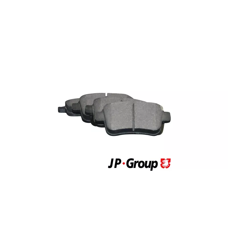 Jeu de 4 plaquettes de frein arrière JP GROUP 4363700310