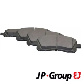 Jeu de 4 plaquettes de frein avant JP GROUP 4663600410