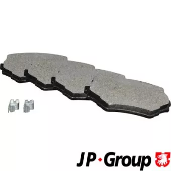 Jeu de 4 plaquettes de frein avant JP GROUP 4763600410