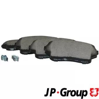 Jeu de 4 plaquettes de frein avant JP GROUP 4763600910