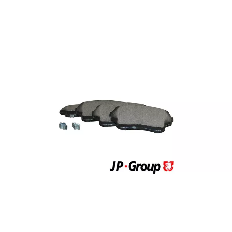 Jeu de 4 plaquettes de frein avant JP GROUP 4763600910