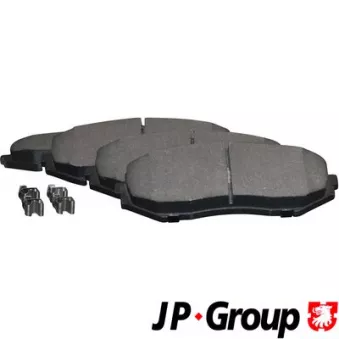 Jeu de 4 plaquettes de frein avant JP GROUP 4763601110