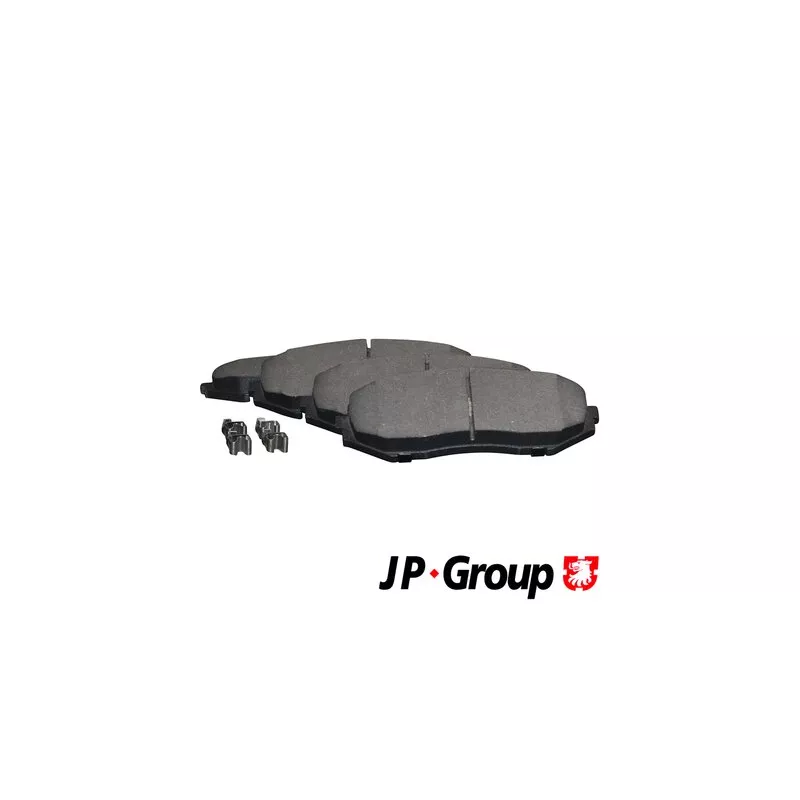 Jeu de 4 plaquettes de frein avant JP GROUP 4763601110