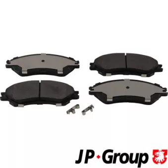Jeu de 4 plaquettes de frein avant JP GROUP 4763604510