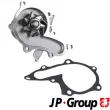 Pompe à eau, refroidissement du moteur JP GROUP 4814102400 - Visuel 2