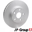 Jeu de 2 disques de frein avant JP GROUP 4863100600 - Visuel 1