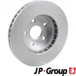 Jeu de 2 disques de frein avant JP GROUP 4863100600 - Visuel 2