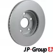 Jeu de 2 disques de frein avant JP GROUP 4863100900 - Visuel 2