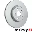 Jeu de 2 disques de frein avant JP GROUP 4863101400 - Visuel 1