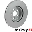 Jeu de 2 disques de frein avant JP GROUP 4863101400 - Visuel 2