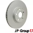 Jeu de 2 disques de frein avant JP GROUP 4863101500 - Visuel 1